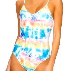 So brand cute tie dye swimsuit.